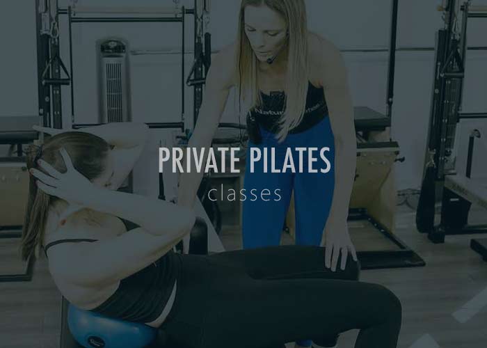 image of private pilates class